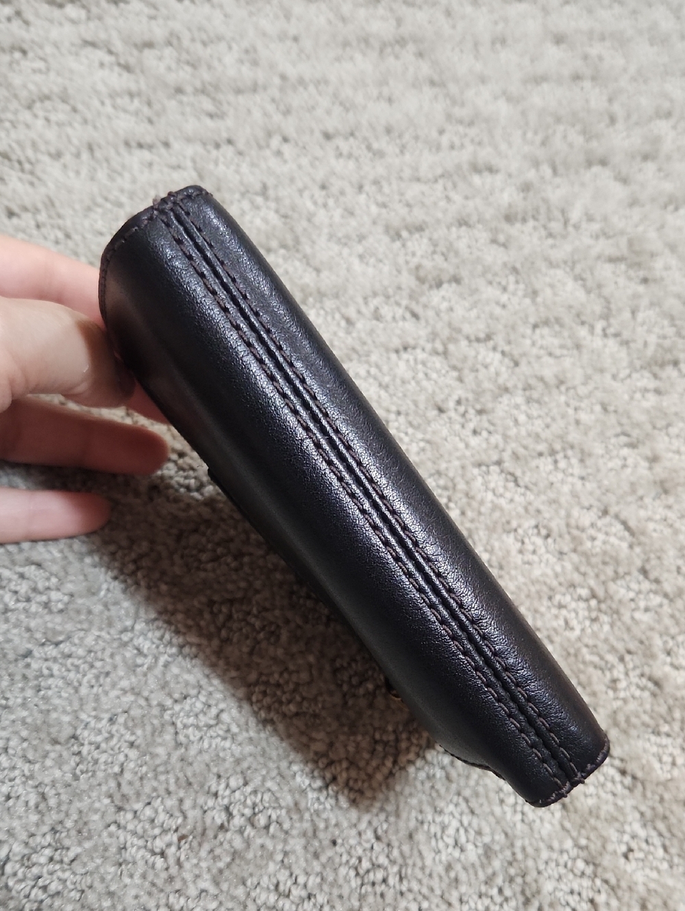 Fossil Madison Multi Black Cowhide Leather Fold Wallet New With Tag - Picture 11 of 16